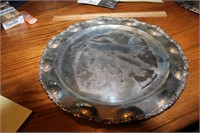 STERLING SILVER ROUND TRAY 11" DIAMETER