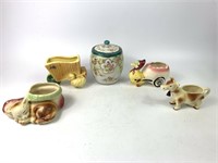 Vintage Ceramic Planters and More