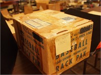 1987 Fleer baseball Rack Pak unopened case of