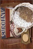 Baskets / Antique Sign
