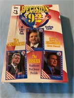 1992 Decision '92 Trading Cards Factory Sealed