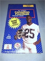 1991 AW Sports Canadian Football Factory Sealed Do