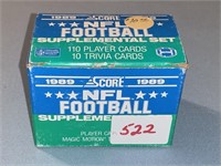 1989 SCORE NFL FOOTBALL SUPPLEMENTAL SET 110 CARDS