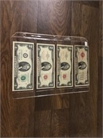 $2 BILL COLLECTION, 1928 D, 1953 A, 1963, 1976