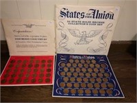 PRESIDENTIAL AND STATE BRONZE COLLECTION SET