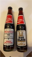 Memphis Tn coke bottles Mud Island Opening and