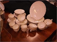 56-piece set of Lenox china dinnerware, Weatherly