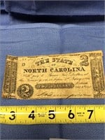 The State of North Carolina $2 Bill