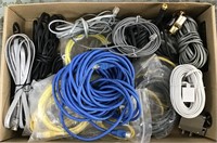 Lot of coax & tel cables