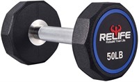 RELIFE Dumbbell Heavy Weight, 50 Lbs