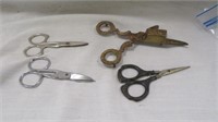 SELECTION OF VINTAGE SEWING SCISSORS