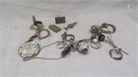 ASSORTMENT OF STERLING SILVER