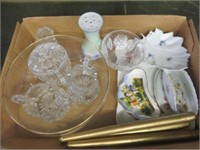SELECTION OF PORCELAIN AND GLASSWARE