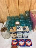 Mason jars and lids