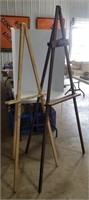 (AB) Pair of wooden easels 22"w *times the
