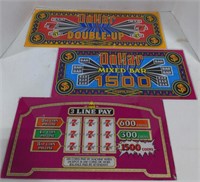 (AB) Glass Casino Machine Sign *paying per sign