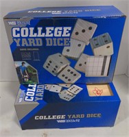 (AB) Two Sets Wild Sports College Yard Dice games