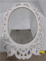 (AB) Framed wall mirror 28x18
