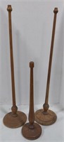 (AB) Decorative Wooden Rods 18" and 30"