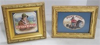 (AB) Pair of small framed vintage art