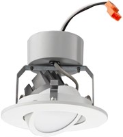 LITHONIA LIGHTING 4" WHITE DIRECTIONAL GIMBAL