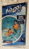 H2O GO inflatable striped swim tube