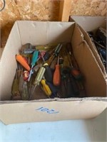 Box of Miscellaneous Screwdrivers