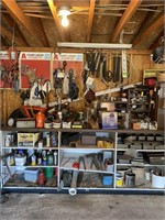 West Wall and Counter; Miscellaneous & Shop Tools