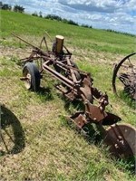 3 Bottom Plow and Power Lift, Steel, 14" Cart