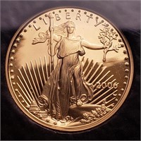 2006-W $5 Gold Eagle PROOF - 1/10 oz .999 Gold