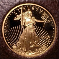 2000-W 1/4 OZ $10 Gold Eagle Proof - Wow!