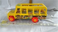Fisher price pull behind bus