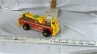 Fisher price wooden fire truck