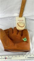 Jc Higgins bace ball glove with bace ball