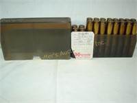 16 rds 300 win mag reloads & 4 filed cases