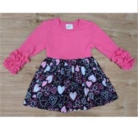 $18 Size 4T Kids Pink Hearts Dress