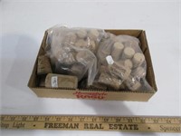 Box of Wine Corks & others