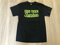 "Food Truck Junkie" FOOD TRUCK T-SHIRT Size Med