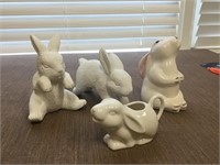 Collection of Ceramic Rabbits