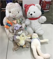 Assorted Large Stuffed Animals