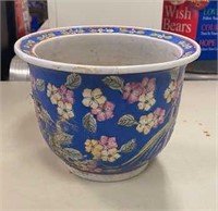 Chinese Porcelain Enamel Koi Fish Bowl
