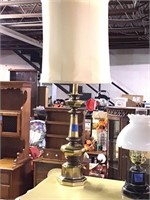 HEAVY brass lamp 36” tall