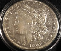 1901 US Morgan Silver Dollar