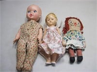 Lot of 3 Dolls - Gerber Baby, Raggedy Ann