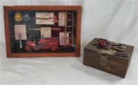 Decorator Fireman Inspired Shadow Box & Box