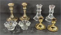 4 Sets of Assorted Candle Holders