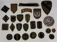 25 Assorted Armed Forces Patches