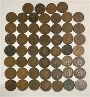 53 Indian Head Pennies