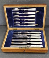Vintage MOP Forks and Knives