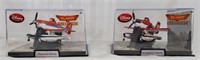 2 Disney Planes Fire and Rescue in Display Cases